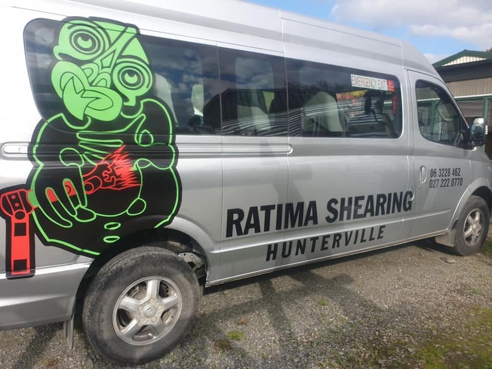 Ratima Shearing van